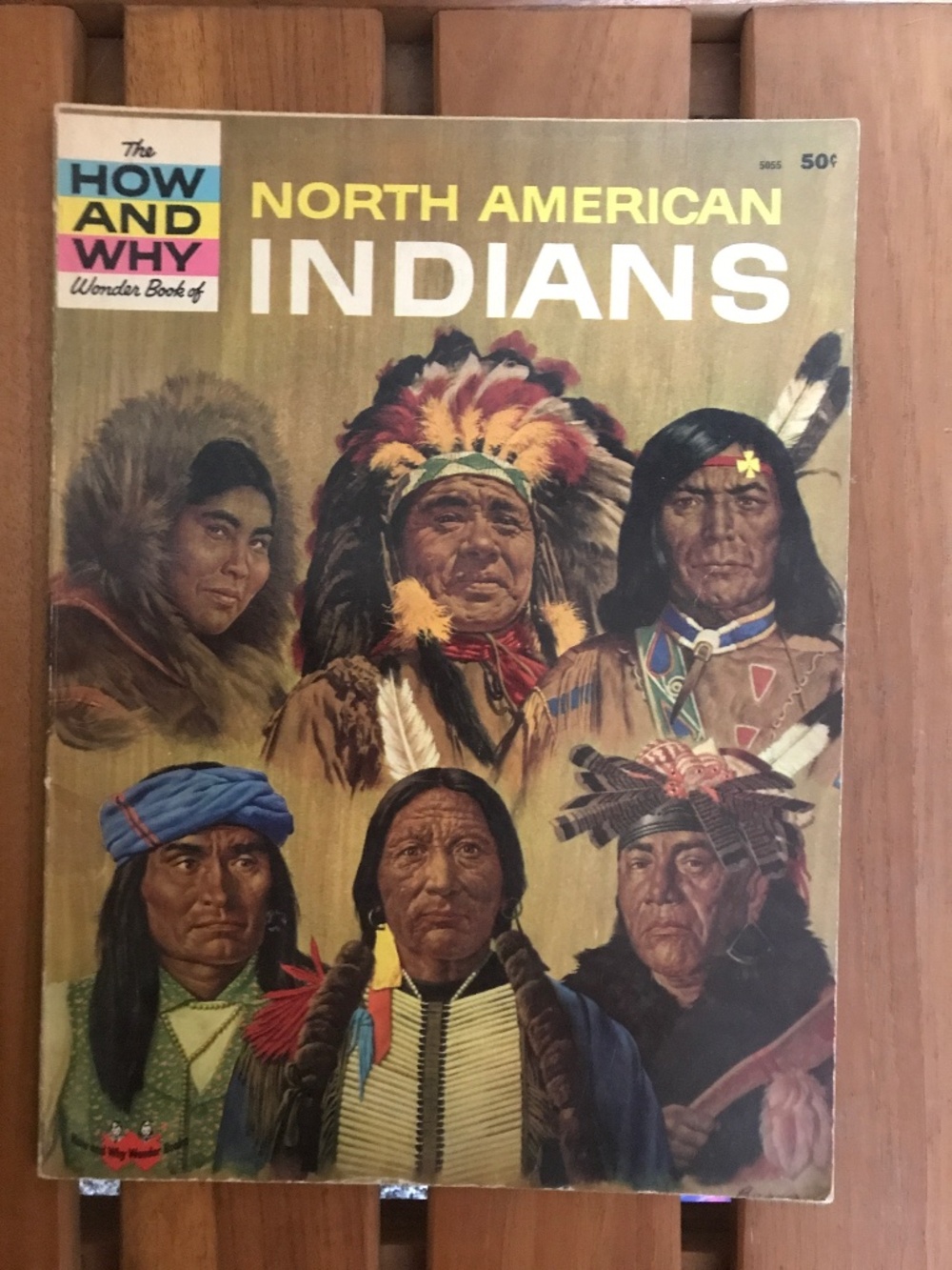 VINTAGE THE HOW AND WHY WONDER BOOK OF NORTH AMERICAN INDIANS 1965